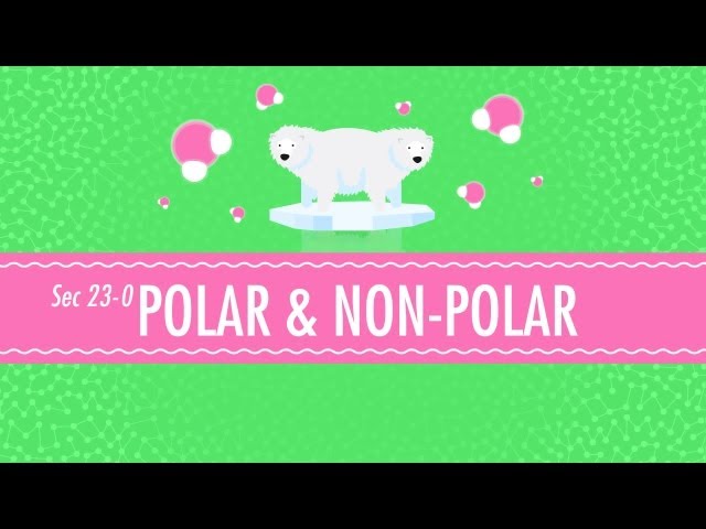 Polar & Non-Polar Molecules: Crash Course Chemistry #23