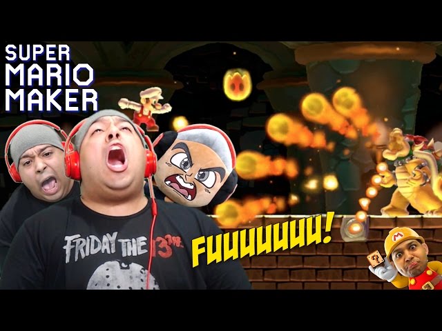 SERIOUSLY, F#%K THIS ENTIRE GAME!!  [SUPER MARIO MAKER] [#65]