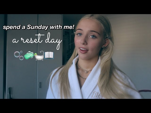 spend a sunday with me *reset day* charlize