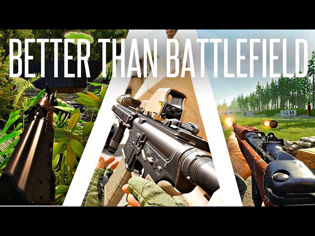 Large-Scale Shooter Games that do Battlefield but BETTER!