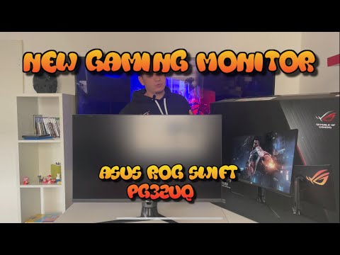 ASUS ROG Swift PG32UQ - New Gaming Monitor / Short Review : Neues Gaming Setup #gaming