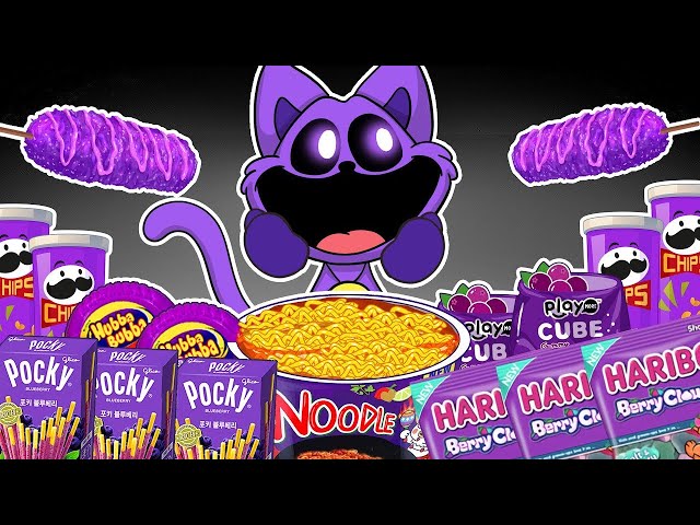 Best of Convenience Store PURPLE Foods ASMR Mukbang - CATNAP | Poppy Playtime Chapter 3 Animation