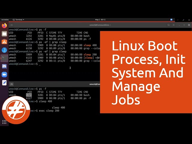 015 - Linux Boot Process Step By Step | Different Types Of Init Programs | Manage Processes And Jobs
