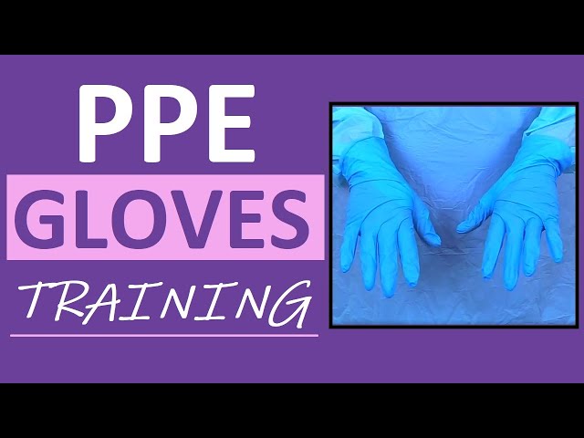 PPE Gloves Training: Don & Doff Gloves with Personal Protective Equipment