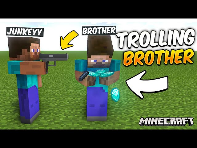 I Trolled my Brother AGAIN in Minecraft