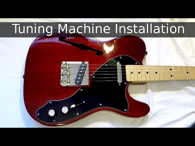Fender Vintage Tuning Machine Installation