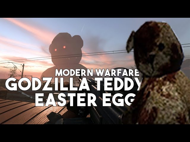 Call of Duty Modern Warfare - Godzilla Teddy Easter Egg (Secret Station Easter Egg)