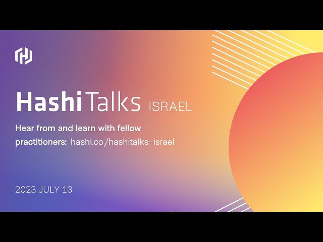 HashiTalks: Israel