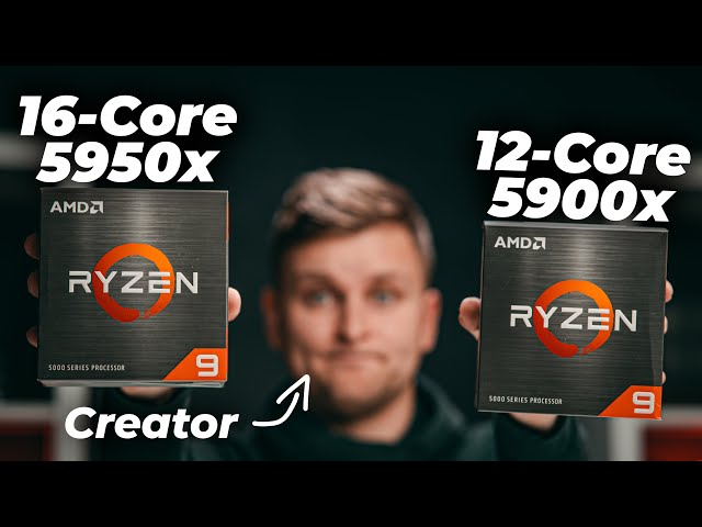 AMD Ryzen 5900x VS 5950x ➡ worth the EXTRA $250? [12- or 16-core]