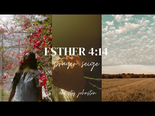 Esther 4:14 Prayer siege with Marcela Barcelona