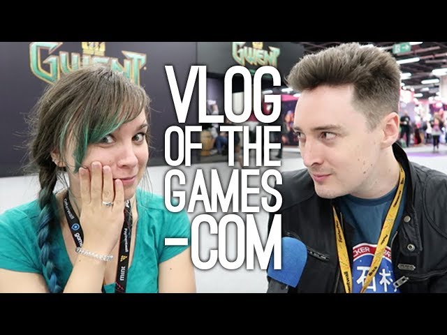 Vlog of the Gamescom: Outside Xtra at Gamescom - Show Floor Tour! Unboxings! New Games!