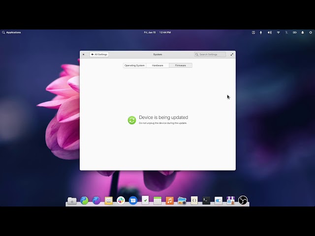 Firmware Updates in System Settings – elementary OS 6 Early Access
