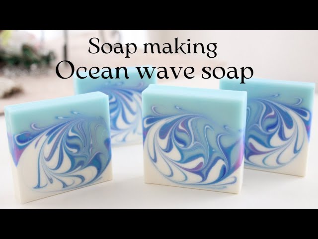 Ocean Wave Soap Making | Cold Process Soap
