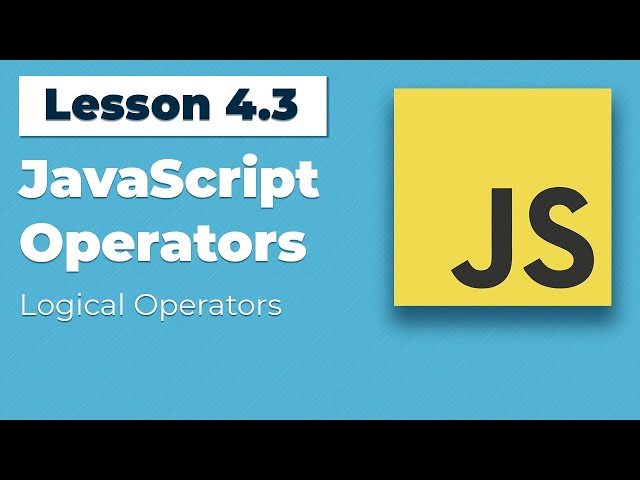JavaScript Logical Operators #fullstackroadmap (Ep. 4.3)