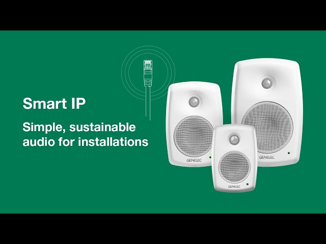 Genelec Smart IP | Premium networked audio for AV made simple