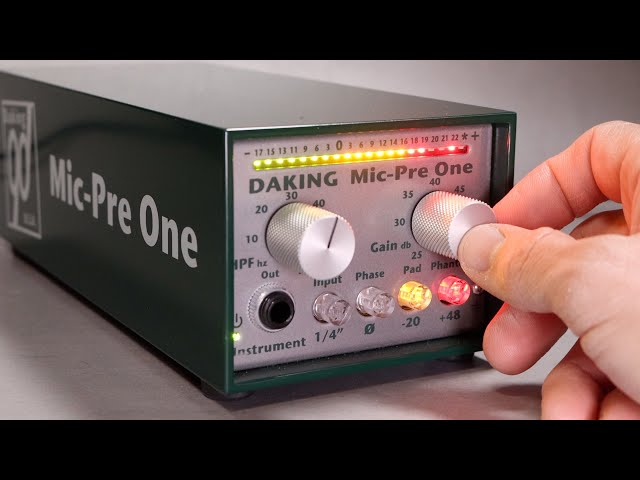 Daking Mic Pre One Review / Test