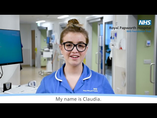 Meet Claudia, staff nurse at Royal Papworth Hospital | Come and make a difference, somewhere special