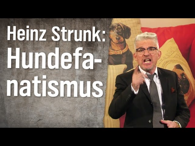 Experte für Hundefanatismus Heinz Strunk | extra 3 | NDR
