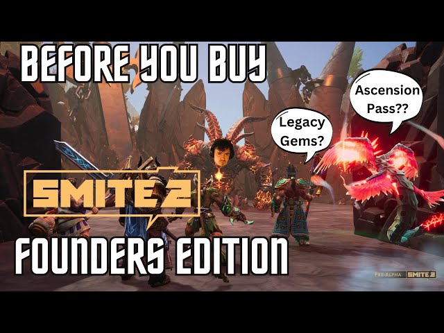 BEFORE YOU BUY: SMITE 2 FOUNDERS EDITION (Ascension Pass, Legacy Gems Explained)