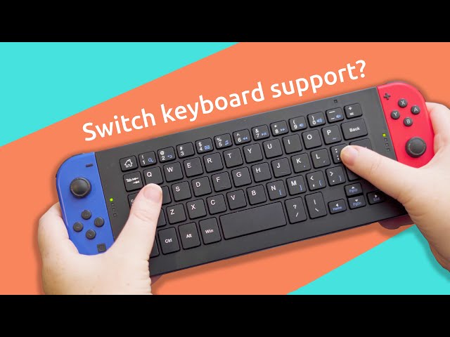 What can we do with a keyboard on a Nintendo Switch?
