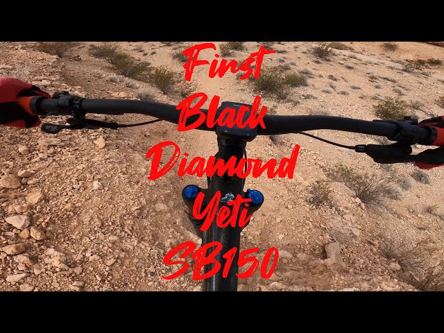 First Time Taking the Yeti SB150 out on a True Black Diamond Trail  in Las Vegas - Bi-Polar SW Ridge