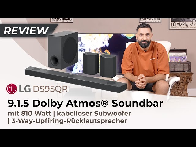 LG DS95QR - Meridian Wireless Smart Soundbar - die beste Soundbar 2022 von LG Electronics