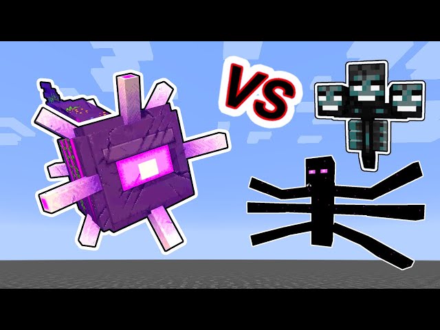 Ancient Guardian Vs. Wither + Arch Vessel in Minecraft
