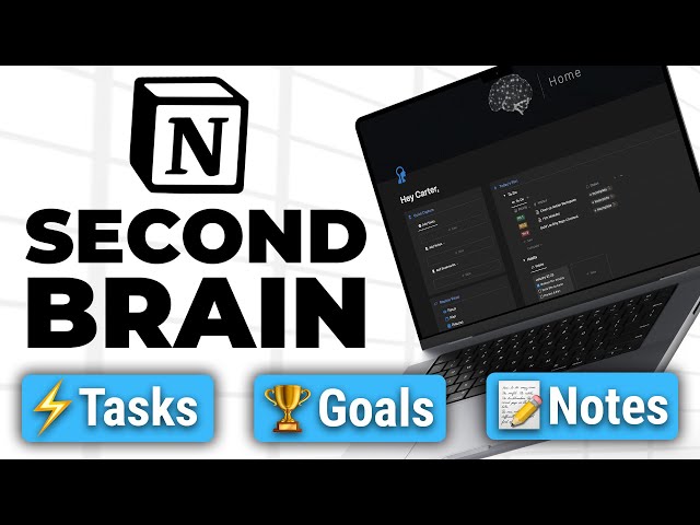 The Ultimate Second Brain Notion Set Up (Notion Template) 🧠