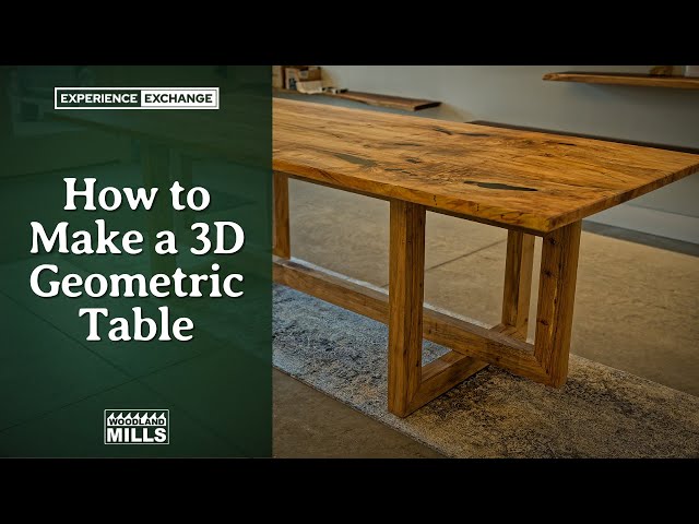 How To Build a 3D Geometric Table
