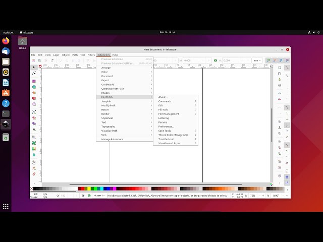 Inkstitch - Fixing Inkscape/Inkstitch installation issues on Ubuntu and derivatives.