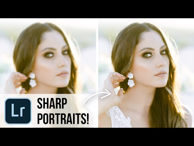 How to Use the DETAIL PANEL in Lightroom for SHARP Portraits!
