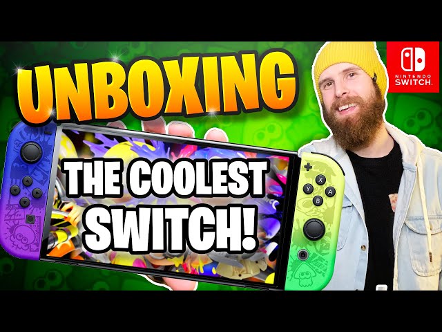 Splatoon 3 OLED Switch - Unboxing & Review! Hands On Comparisons!