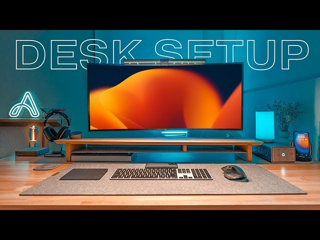The MODERN Desk Setup 2023 – Full Tour & Office Setup!