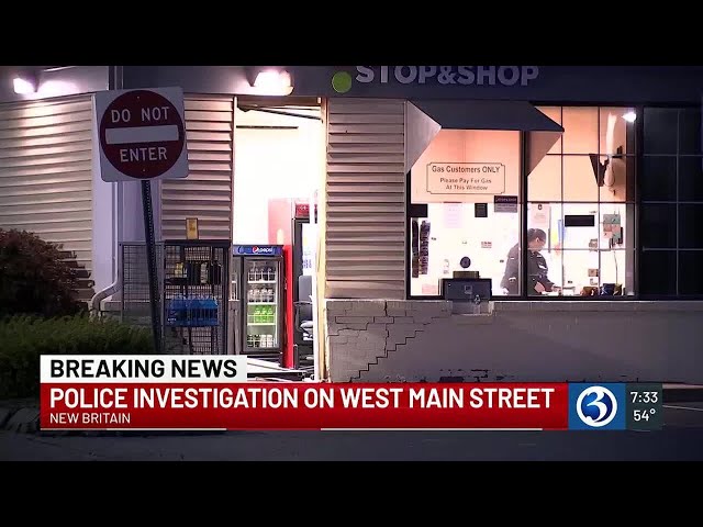VIDEO: Thieves back through New Britain Stop & Shop gas station door