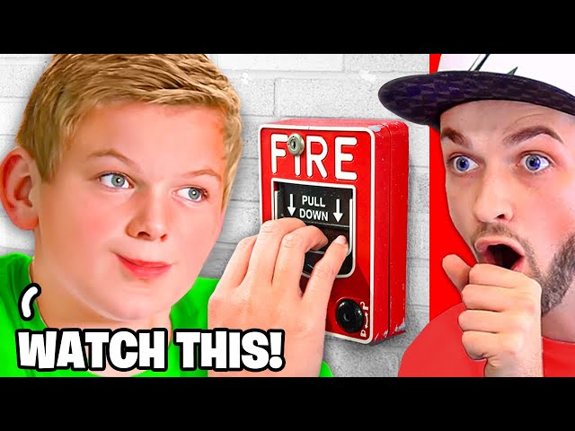 Kid *PULLS* Fire Alarm to SKIP SCHOOL!