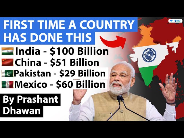 FIRST TIME A COUNTRY HAS DONE THIS | 100 Billion dollars in Remittance to India says World bank
