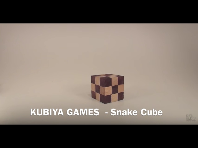 How To Solve The Snake Cube Puzzle - BY KUBIYA GAMES
