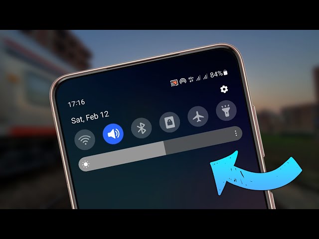 How to show brightness sliderbar on top on Android 12 & 13