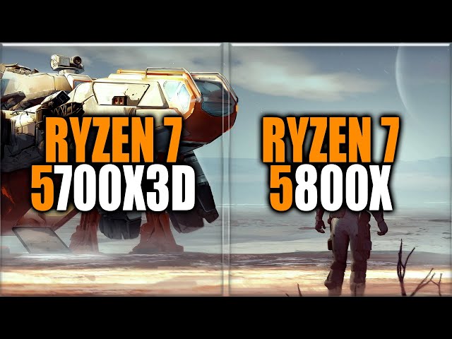 Ryzen 7 5700X3D vs 5800X Benchmarks - Tested in 15 Games and Applications