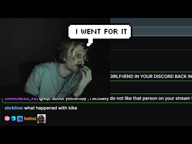 xQc talks about "The Bike Ride"