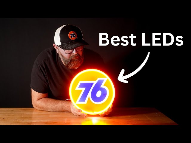 Making a backlit LED acrylic sign with Co2 laser