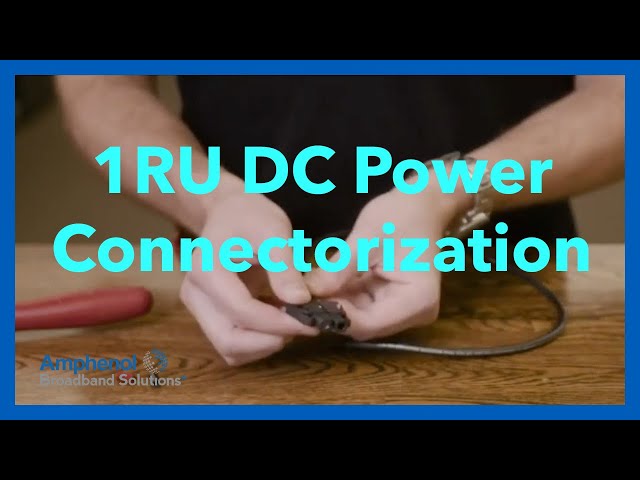 1RU DC Power Connectorization