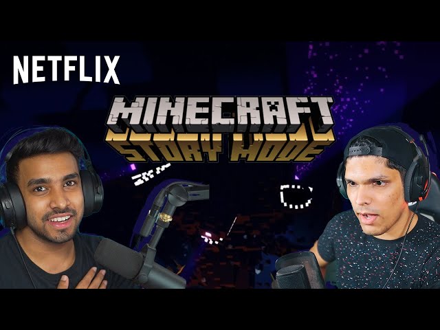 Minecraft Story Mode ft. @Mythpat & @TechnoGamerzOfficial | Netflix India