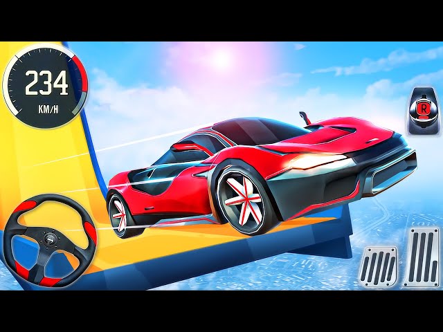 GT Car Stunts Racing Simulator 3D - Impossible Mega Ramp Sports Car Driver - Android GamePlay