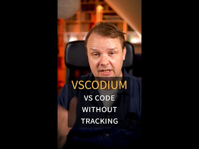 DAILY 08 | VS CODE without Telemetry? | Try VSCodium | #shorts