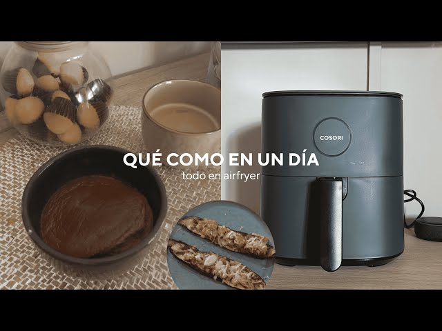 What I eat in a day | cooking 24h with my NEW 4.7L COSORI LE SERIES AIRFRYER + opinion
