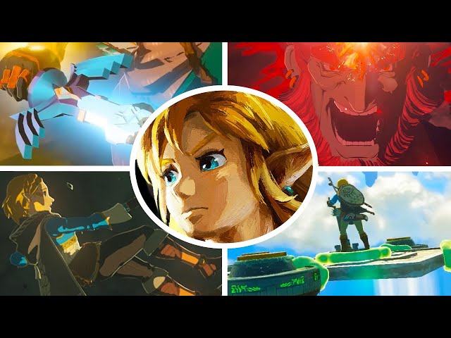 Zelda: Tears of the Kingdom - All Trailers & Gameplay (2019-2023)