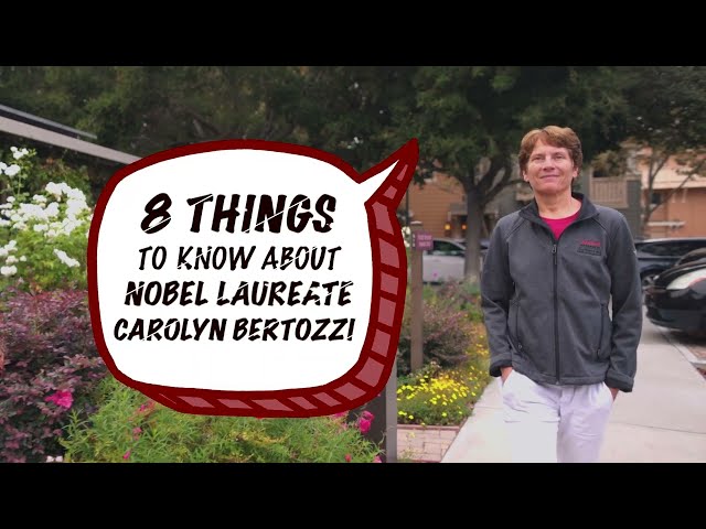 8 things to know about Nobel laureate Carolyn Bertozzi