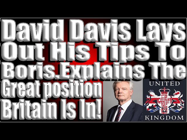 David Davis lays out his tips to boris ,Explains the great position Britian is in!