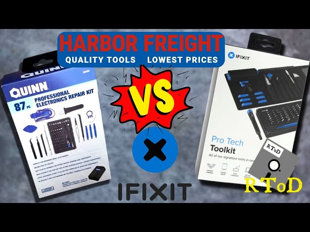 Battle of Repair Kits: iFixit Pro Tech Toolkit  vs Harbor Freight Quinn - Who Wins? #ifixit #repair
